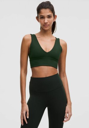 ALIGN V-NECK - Urheiluliivit: korkea tuki - rainforest green