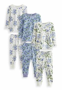 Next 3 PACK REGULAR FIT - Conjunto de pijama - blue white bluebell
