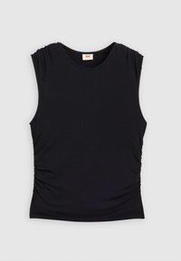 CRYSTAL RUCHED - Top - anthracite night