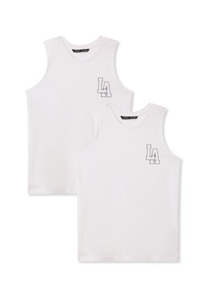 PACK OF 2 TANK  - Top - 2x White