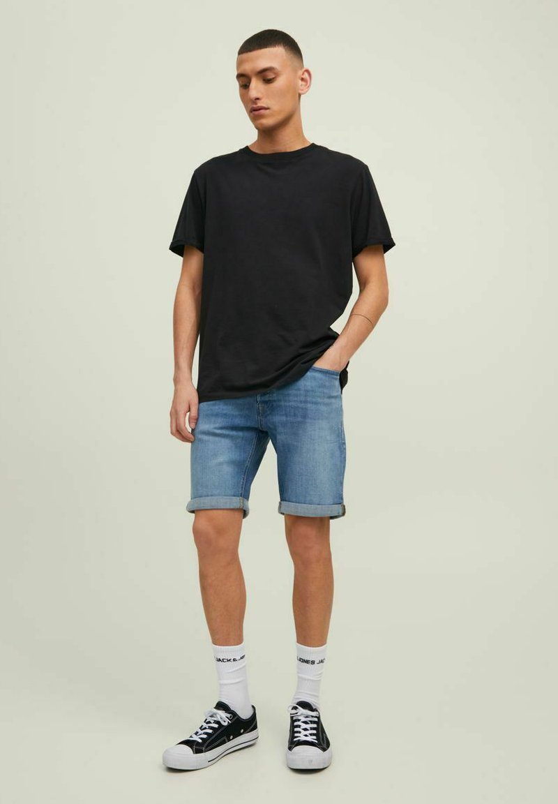 Herren Skinny Fit | Jack & Jones RICK ORG AM Jeans Shorts blue denim - SK26131 Herren Skinny Fit | Jack & Jones RICK ORG AM Jeans Shorts blue denim - SK26131