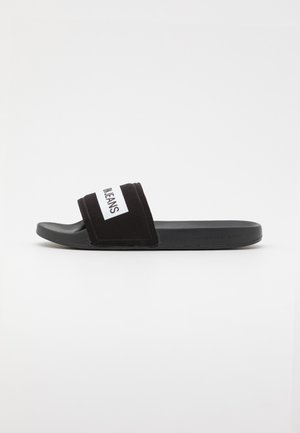 SLIDE TAPE - Klapki - black