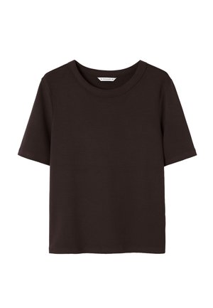 TATUUM, ARTICLE TAG: T-SHIRT/TOP - ARTICLE NAME: HAMA - T-shirts basic - deep dark brown