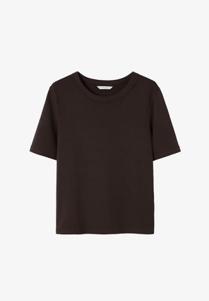 TATUUM, ARTICLE TAG: T-SHIRT/TOP - ARTICLE NAME: HAMA - T-shirts basic - deep dark brown