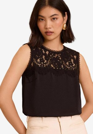 YOKE - REGULAR FIT - Linne - black