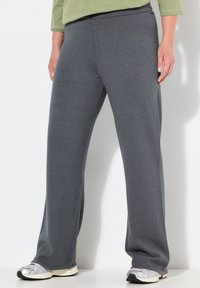 Ulla Popken WIDE - Broek - graphite gray