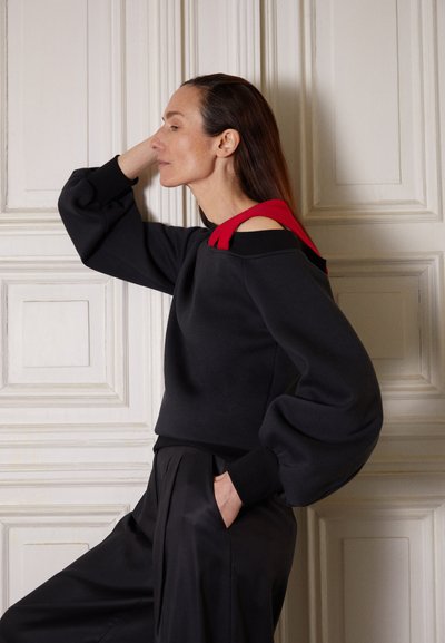 Ioana Ciolacu BREEZE MIX - Sweatshirt - black/red