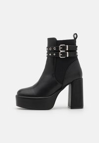 Bottines de cowboy / motard - black