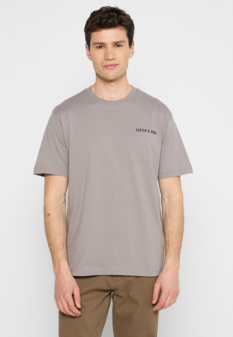 Scotch & Soda T-shirt print grijs