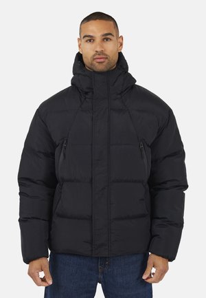 FUNNEL NECK PADDED HOODED - Winterjacke - black