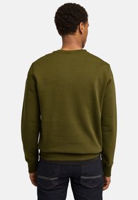 Timberland TREE LOGO CREW NECK  - Sweatshirt - dark olive
