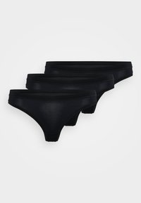FLEXIFIT THONG 3 PACK - Tange - black
