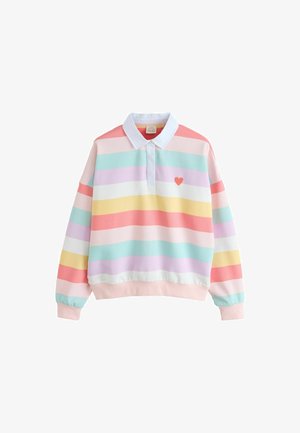 Little Bird, REGULAR FIT - OVERSIZED RUGBY SWEATSHIRT - Sweatshirt - rainbow stripe