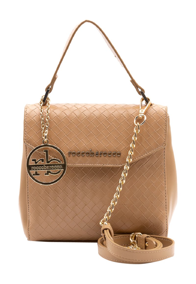 Sac Bandoulière Vintage ROCCOBAROCCO - Similicuir Bleu Nuit - Occasion Parfait état