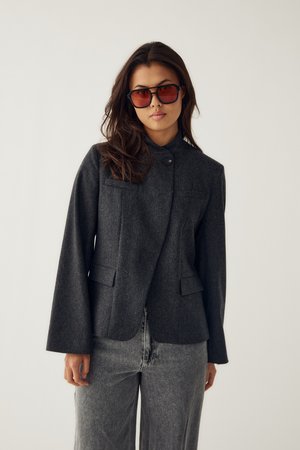 Noella, N-MONIQUE BLAZER - Blazer - dark grey melange