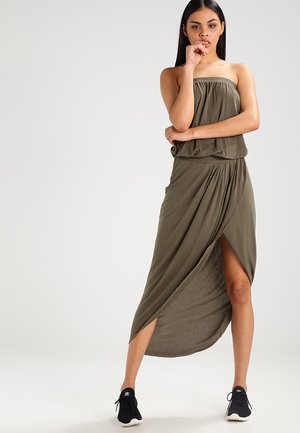 BANDEAU  - Vestido largo - olive