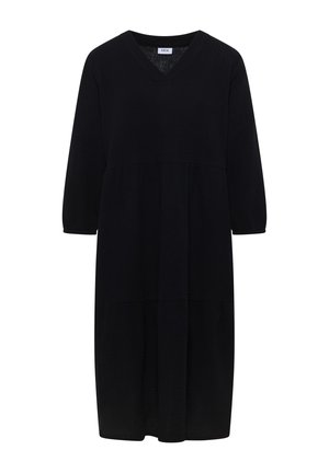 Cecil, KNEE-LENGTH DRESS IN MUSLIN QUALITY - Freizeitkleid - black