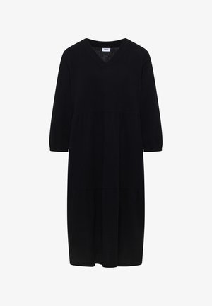 Cecil, KNEE-LENGTH DRESS IN MUSLIN QUALITY - Freizeitkleid - black