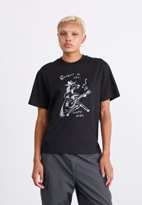 Carhartt WIP PEPE COWBOY - T-shirt print - black/white
