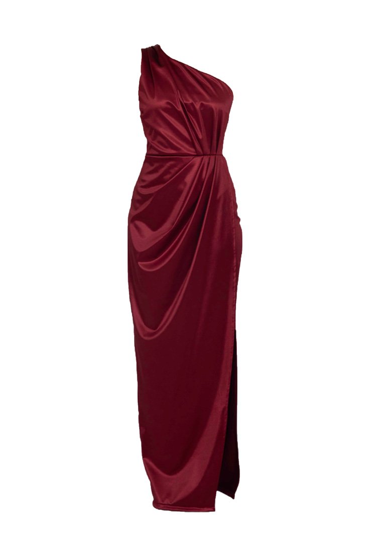 WAL G PETITE Cocktailjurk bordeauxrood