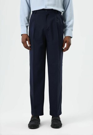 RELAXED FIT - Stoffhose - navy