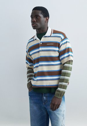 STRIPED LONG SLEEVES  - Πόλο - multi-coloured
