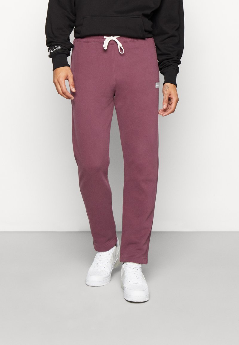 Hollister Co. ELEVATED CHAIN Tracksuit bottoms burgundy/dark red