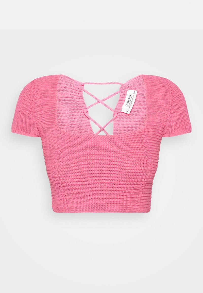 Chiquelle T-shirt print donkerroze Chiquelle T-shirt print donkerroze