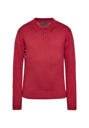 CO-BRANDED WITH BOLINE - Strickpullover - weinrot