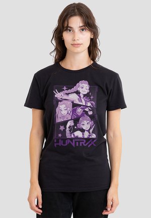 K-POP DEMON HUNTERS - HUNTRIX HUNTR/X MANGA PANELS TRIO - T-Shirt print - black