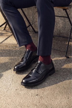 Derimod, CLASSIC - Zakelijke veterschoenen - black