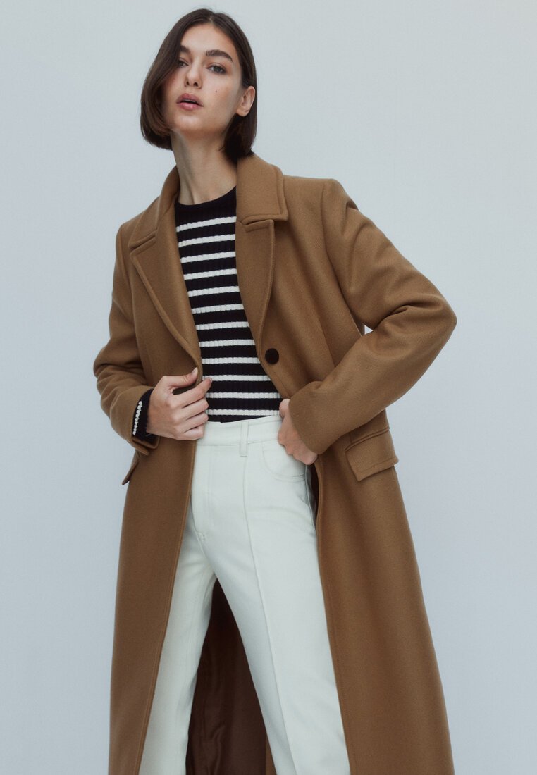 massimo dutti camel coat