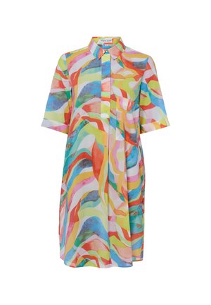Marie Lund, MARIE LUND KLEID - Blousejurk - zitrone mehrfarbig