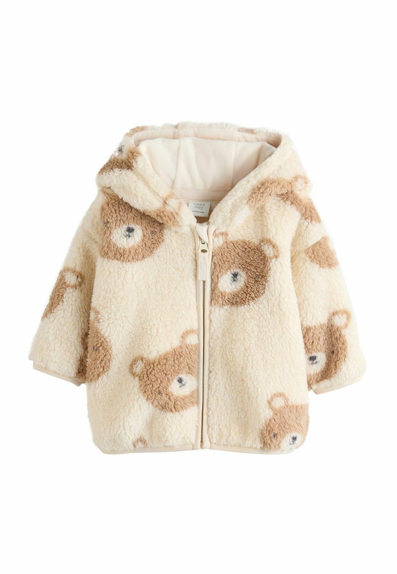 Next - REGULAR FIT  - Fleece jacket - natural bear face zip through, Enlarge