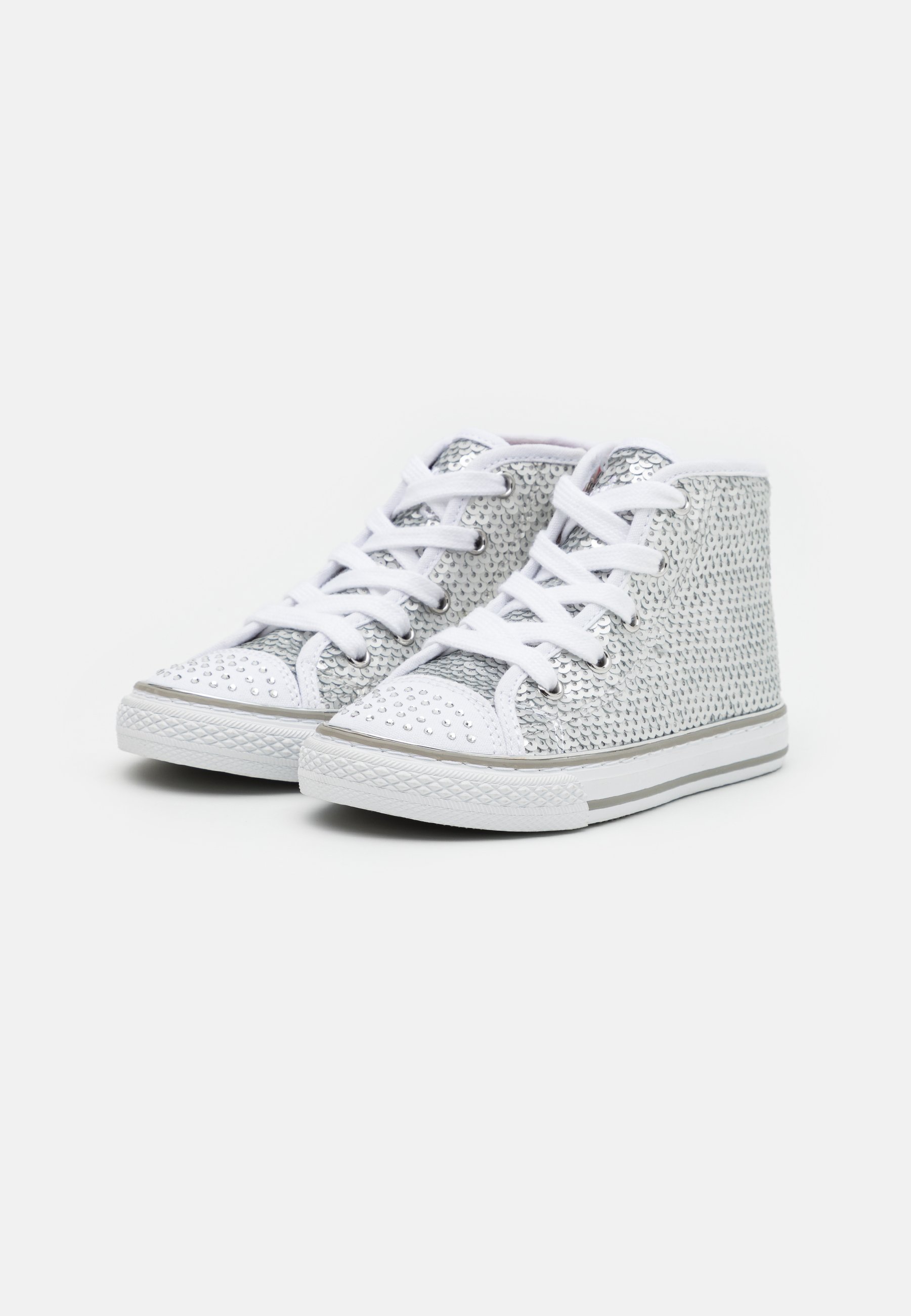 sneakers alte argento
