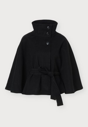 Gina Tricot, BELT JACKET - Пелерина - black