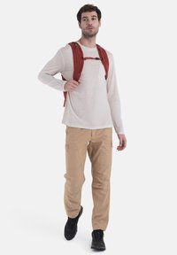 icebreaker M MER TECH LITE III LS POCKET TE - Långärmad tröja - NATURAL