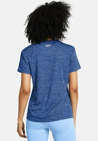 Under Armour TECH TEXTURED - Sportiniai marškinėliai trumpomis rankovėmis - tech blue