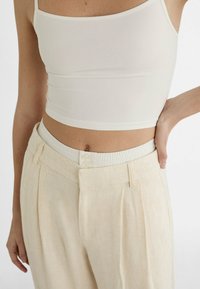 Stradivarius Pantalon classique - stone
