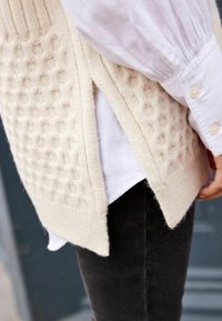 Next HEART PATCHWORK - Pullover - cream