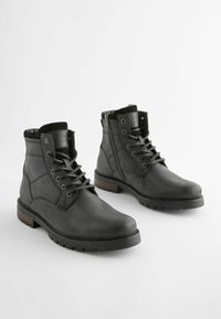Next Botines con cordones - black