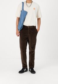 Jack & Jones PREMIUM Tygbyxor - dark brown