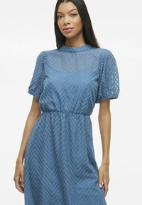 VILA KURZARM - Vardagsklänning - coronet blue