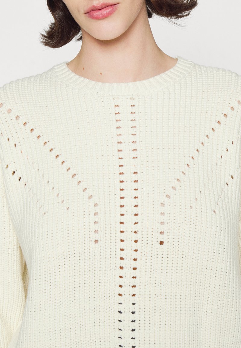 Damen Strickjacken | Bruuns Bazaar MAWAR CORINA Strickpullover snow white/weiß - OW59028 Damen Strickjacken | Bruuns Bazaar MAWAR CORINA Strickpullover snow white/weiß - OW59028