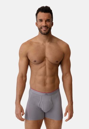 MEN'S BAMBOO TRUNKS W/FLY 3-PACK - Trunks - black grey white