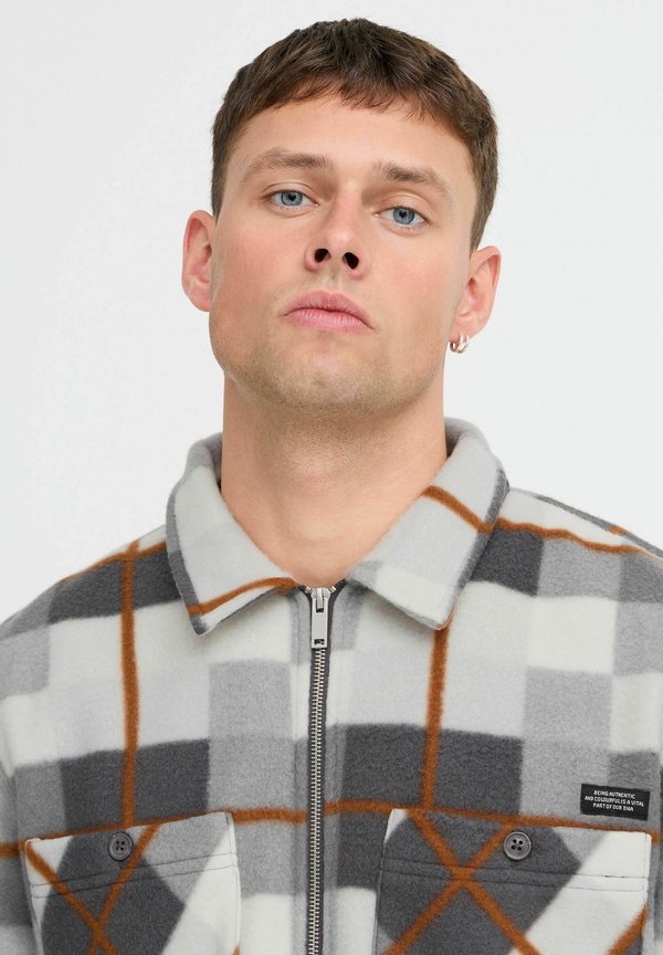 Fleece jacket - charcoal mix4