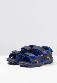 Kappa EARLY II UNISEX - Vaellussandaalit - navy/orange