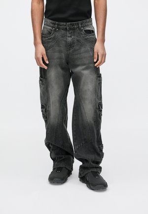 HEAVY CUTLINE VINTAGE - Jean boyfriend - vintage grey