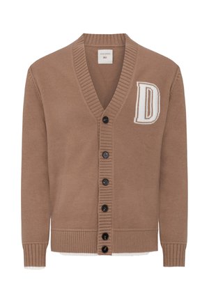 Cardigan - camel solid