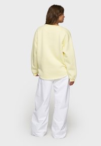 10DAYS RAW EDGE - Felpa - pastel yellow